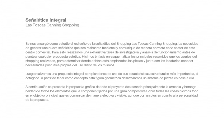 Las Toscas購物中心導(dǎo)視設(shè)計