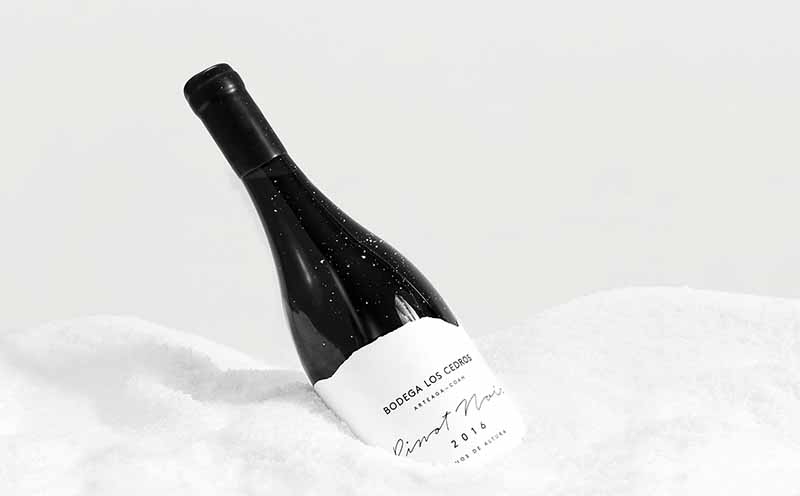 葡萄酒創(chuàng)意包裝設(shè)計采用了三棵松樹作為該品牌獨特的標(biāo)志