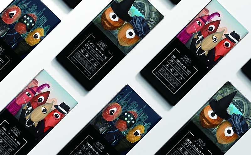 休閑食品包裝設(shè)計(jì)，巧克力包裝設(shè)計(jì)，趣味巧克力包裝設(shè)計(jì)，杭州石特設(shè)計(jì)