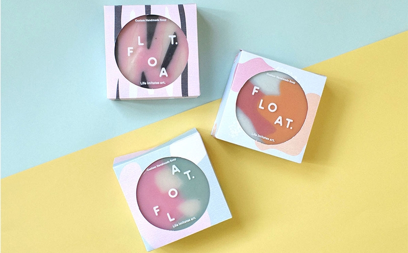 香皂產品包裝設計-  全新的沐浴用品香皂產品包裝設計，盡情的放松休息吧！