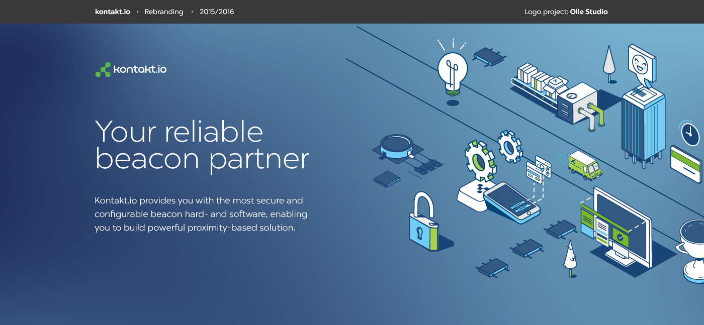 Kontakt.io視覺(jué)形象設(shè)計(jì)