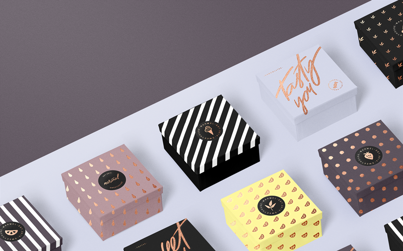 為了博得美人一笑，甜品包裝也是拼了……