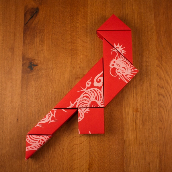 春節禮品盒包裝設計，新年七巧板的妙用