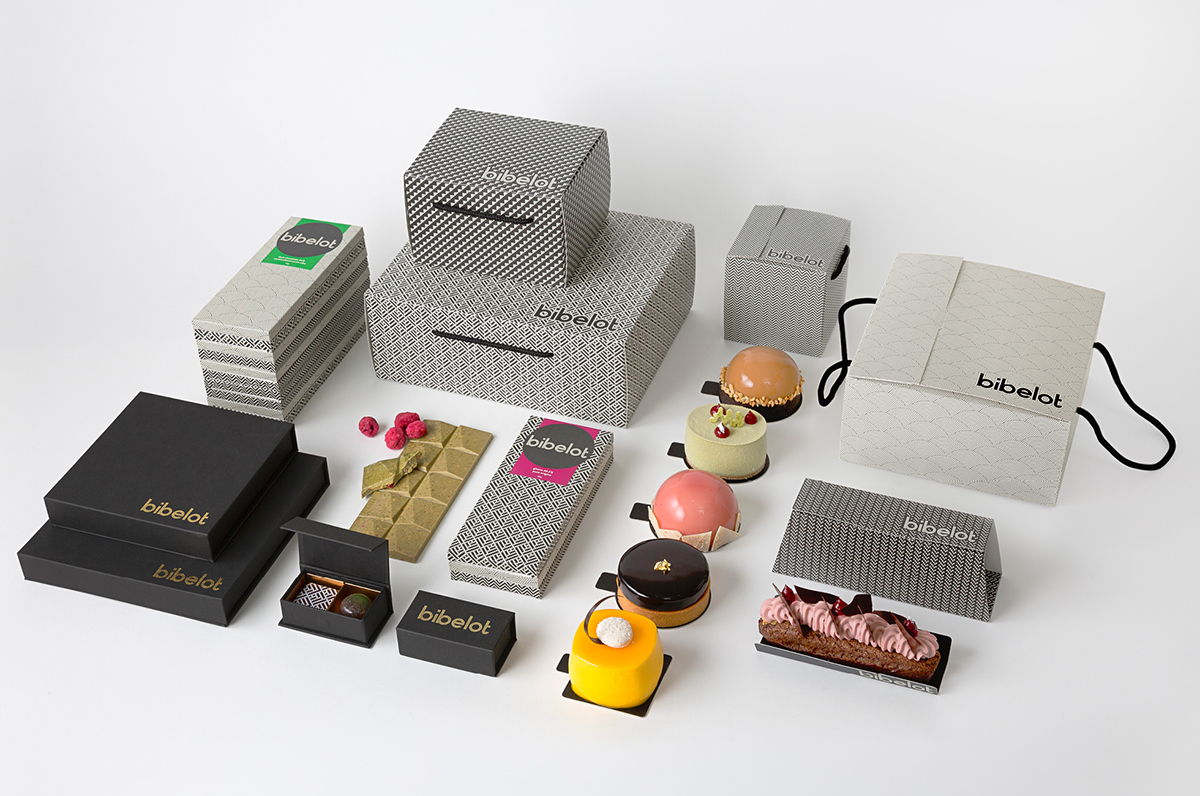 歐式甜品店品牌包裝設計，飲品與甜點的天堂