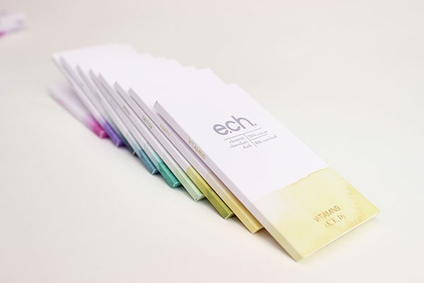 彩色之光, 生態手工巧克力食品包裝設計工程。