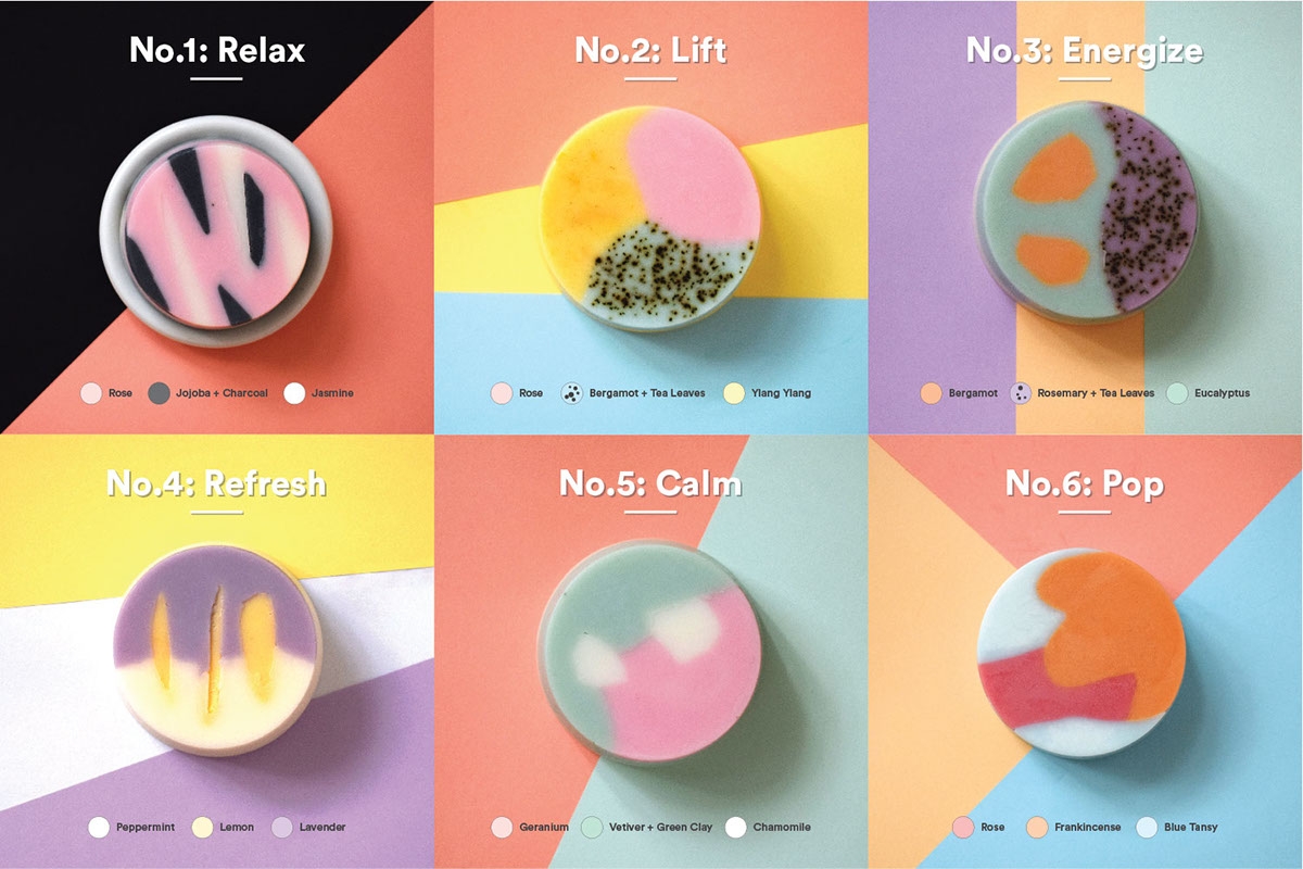 沐浴時間，全新的沐浴用品香皂產品包裝設計，盡情的放松休息吧！