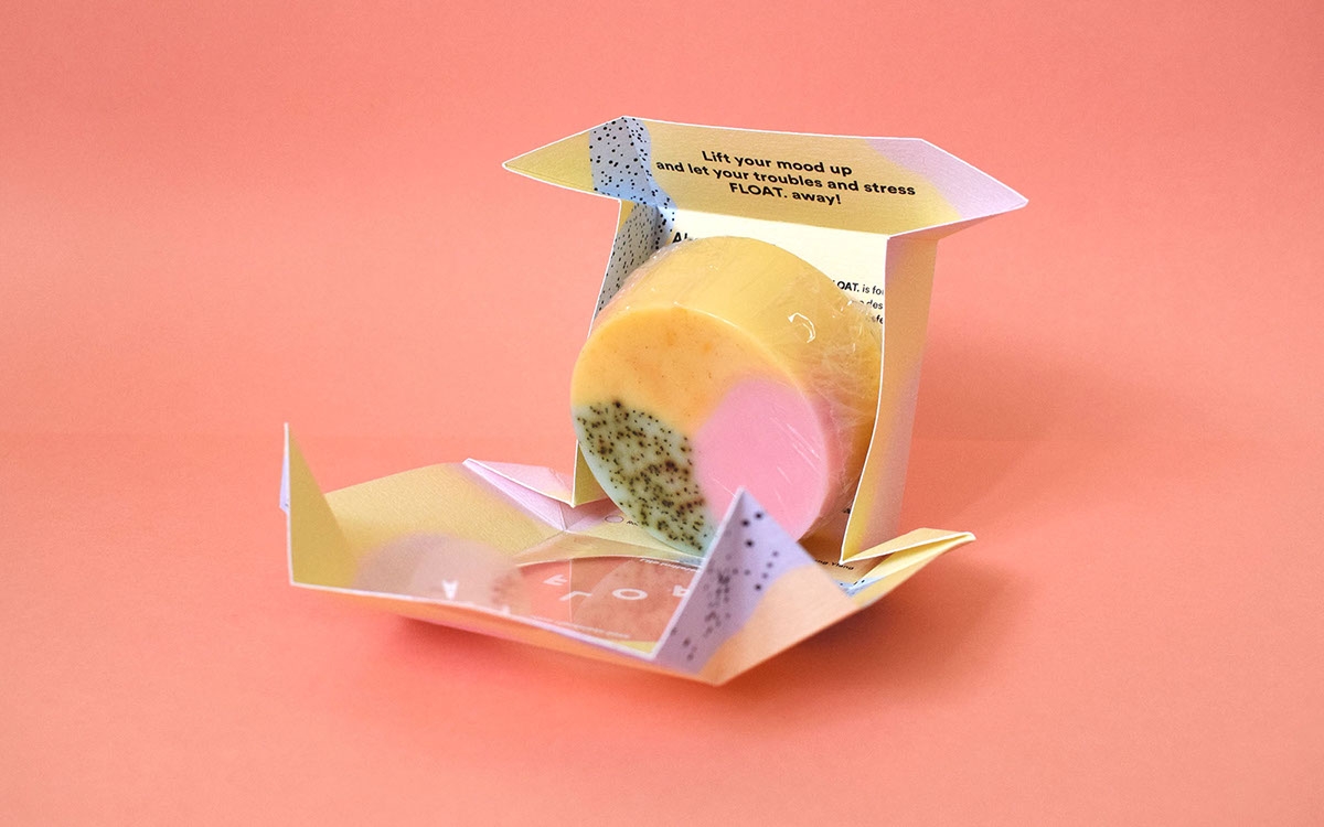 沐浴時間，全新的沐浴用品香皂產品包裝設計，盡情的放松休息吧！