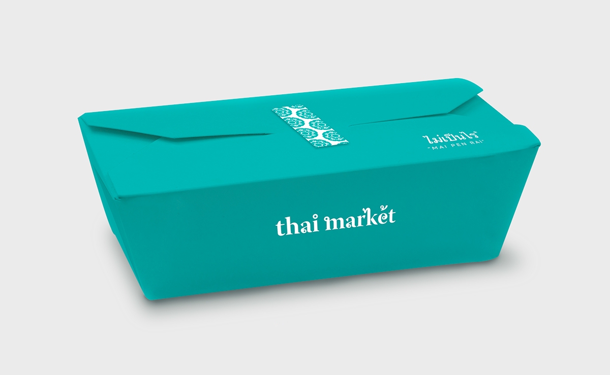 泰國(guó)快餐店的品牌設(shè)計(jì)，標(biāo)志設(shè)計(jì)和包裝設(shè)計(jì)