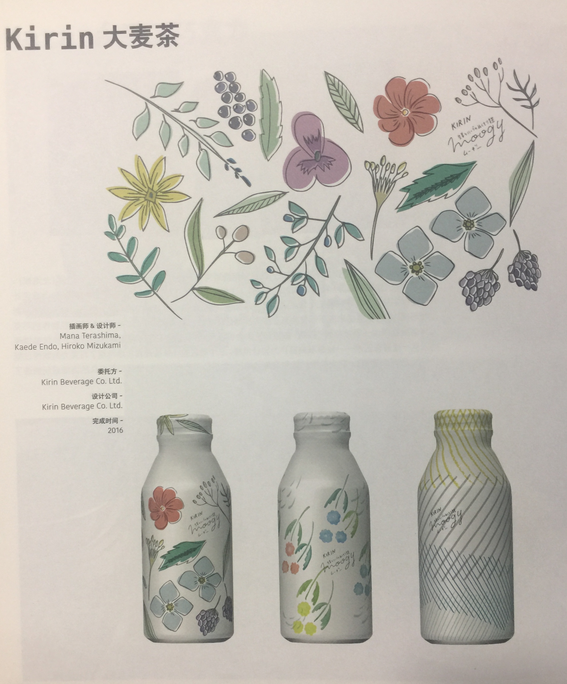 女性大麥茶飲品包裝設(shè)計