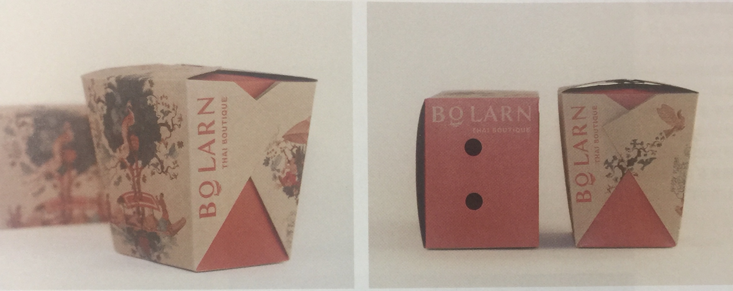 體現歷史、傳承工藝的泰式餐飲外賣包裝設計