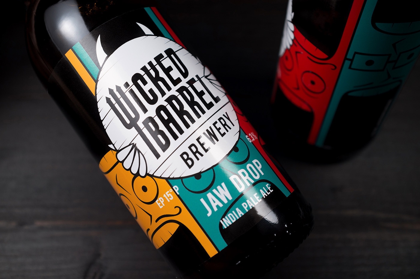 邪惡的啤酒包裝設(shè)計，喝了會掉下巴哦