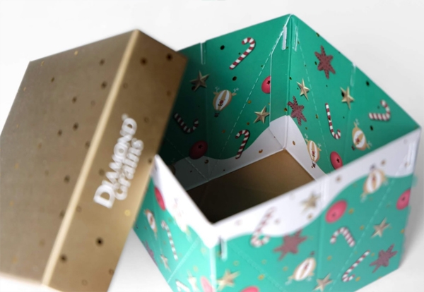 巧克力盒化身圣誕樹！包裝結構創意為顧客帶來的驚喜體驗