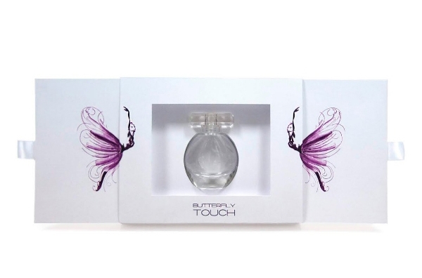 少女起舞幻化成蝶，少女心爆棚的香水包裝！