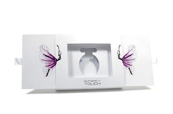 少女起舞幻化成蝶，少女心爆棚的香水包裝！