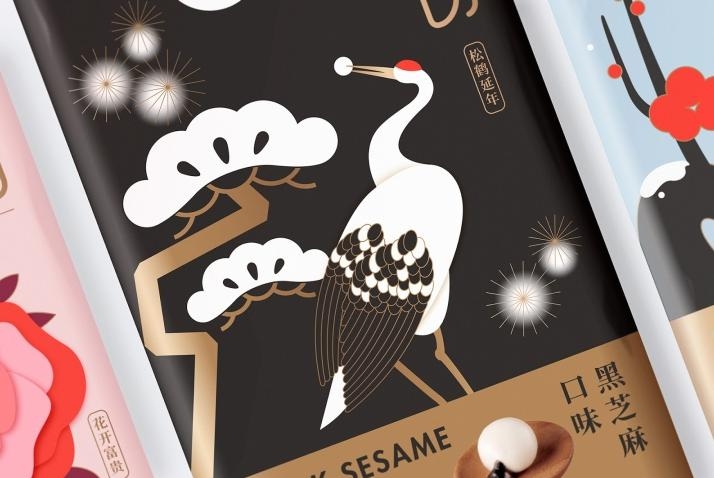 驚艷四座的國風之美，中式湯圓包裝設(shè)計